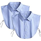RUYIDSJZ Detachable Collar Cotton White Collar Dickey Halfs Shirt Women Men