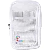 3-IN-1 Thigh Bag Fanny Pack Crossbody | Stadium Leg Harness Waist Bag | Rave Leg Pack with Buckles | Clear