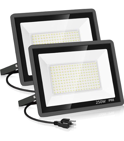 Amazon.com: YANYCN 2 Pack 250W Led Flood Lights Outdoor,Super