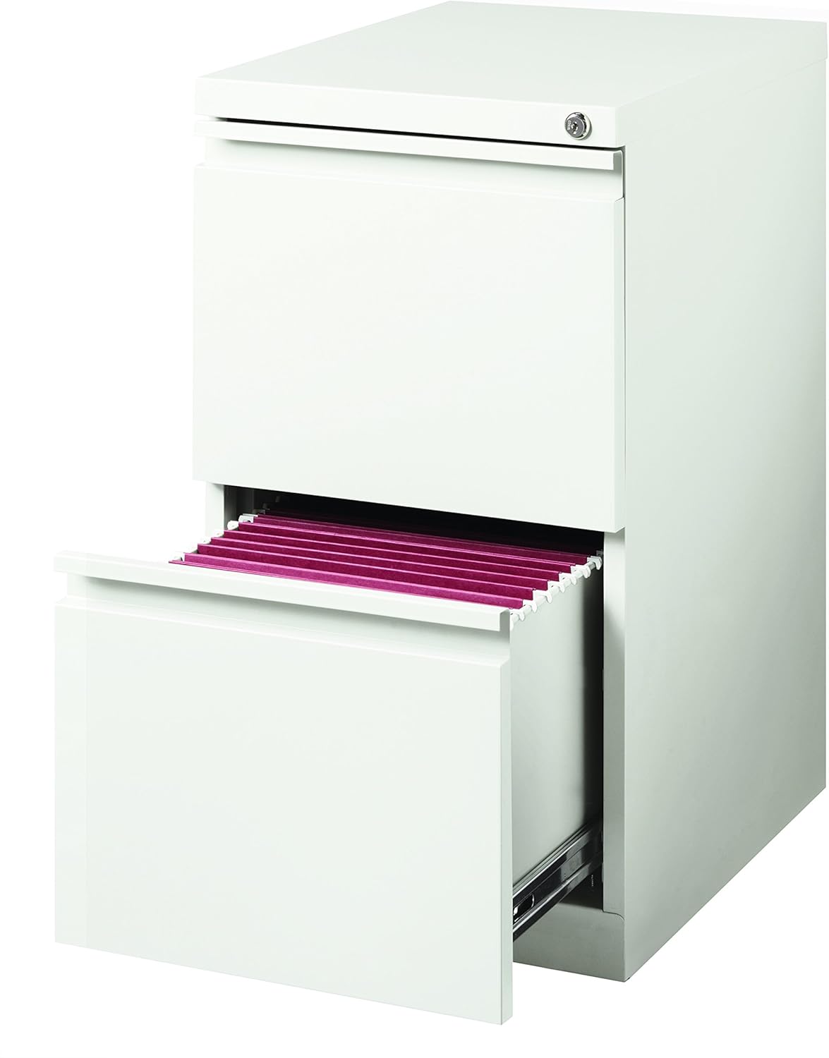 Hirsh Industries 20" Deep File/File Mobile Pedestal, Black, 18578: Home & Kitchen