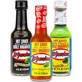 EL Yucateco Hot Sauce 3 Pack - Bundle with 3 El Yucateco Hot Sauce Bottles Green Habanero, Red Habanero, and Black Label Reserve | Pack of 3 Habanero Hot Sauce