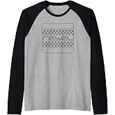 Honda Rebel Checkers Grey Raglan Baseball Tee