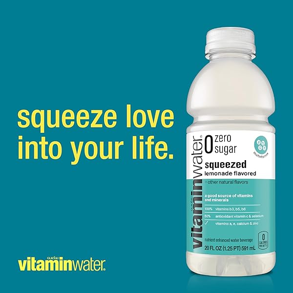 VITAMINWATER ZERO SQUEEZED, 20 FL OZ