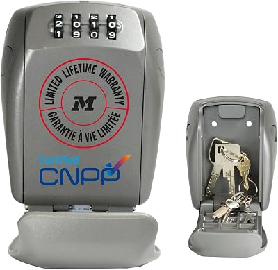 Master Lock Wall Mounted Outdoor Key Safe Lock Box 4 Digit Combination Home