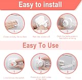 RETRON Adjustable Cupboard Locks 9 Pack White Baby Safety Latches view 5