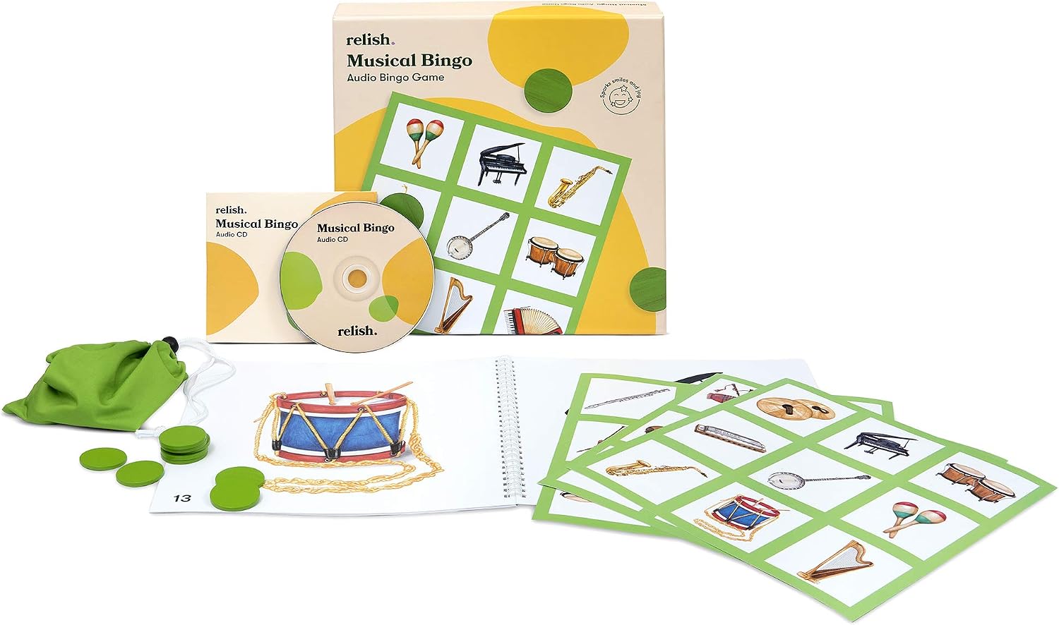 Relish Musical Bingo Game - Alzheimer’s Toys & Dementia Activities, Games & Products for Elderly/Seniors, Multicolor, 26cm x 27cm x 5cm - Image 4