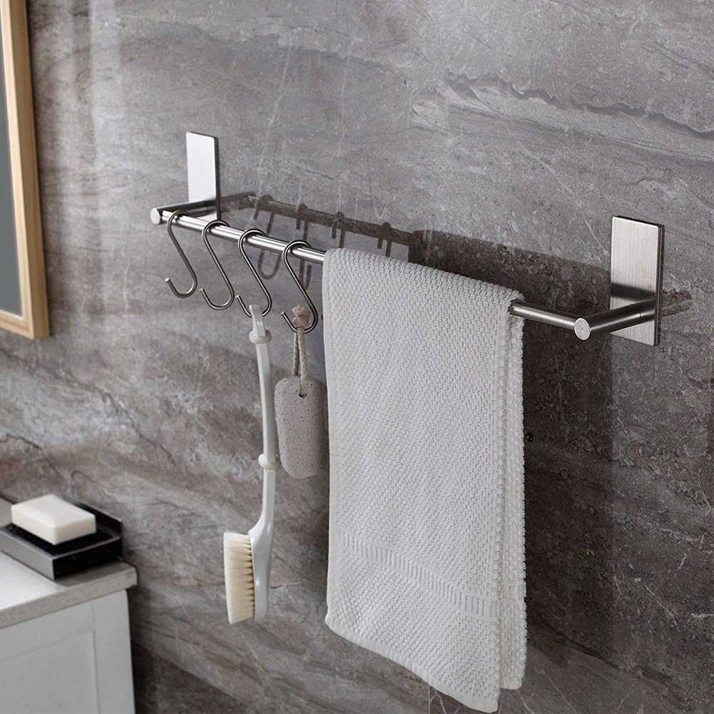 BeiLan 4 pcs Stainless Steel Hooks Self Adhesive Hook Stick-up Hanger ...