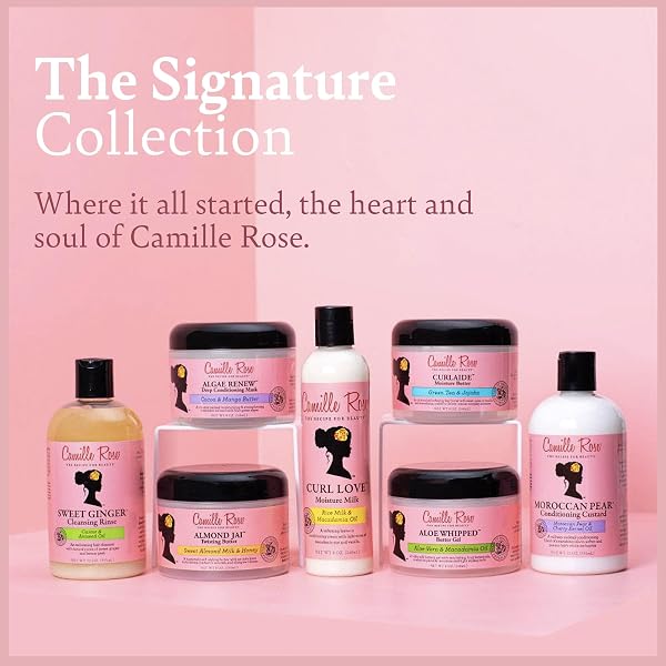 CAMILLE ROSE ALMOND JAI SMOOTH &  ELONGATE TWISTING BUTTER WITH SWEET ALMOND MILK & HONEY, 8OZ