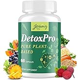 1000 MG Detox & Cleanse Capsules, 26-in-1 Plant-Based Formula for Detoxification, Detox Supplement for Women & Men, Natural Trace Binder, Liver, Antioxidant & Digestive Function, Vegan, 60 Counts