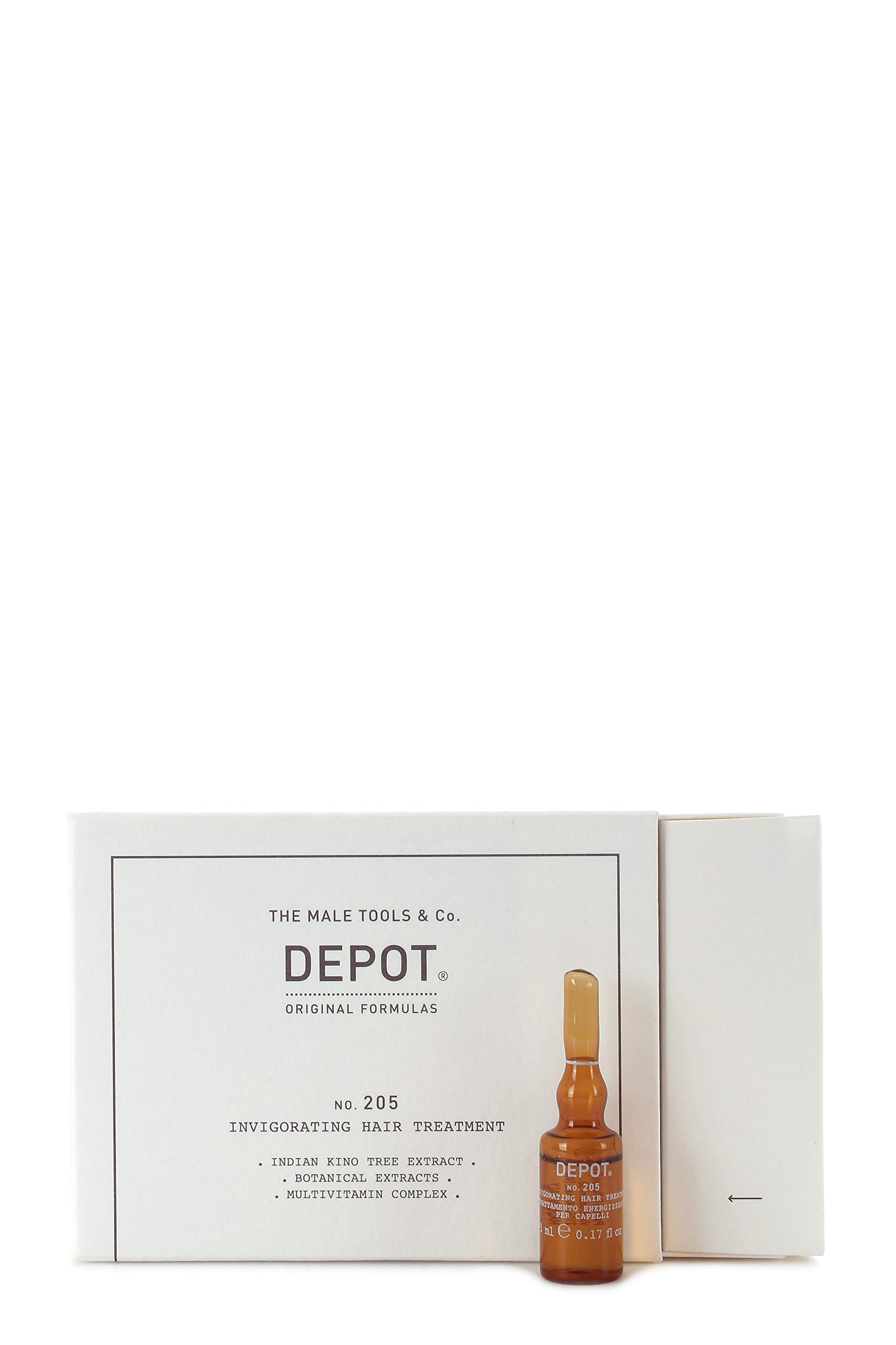 Depot n° 205 - Invigorating Hair Treatment, 10 x 5 ml