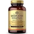 SOLGAR Quercetin Complex with Ester-C Plus - 50 Vegetable Capsules - Immune Health Support - Gentle on The Stomach Vitamin C - Non-GMO, Vegan, Gluten Free, Kosher - 25 Servings