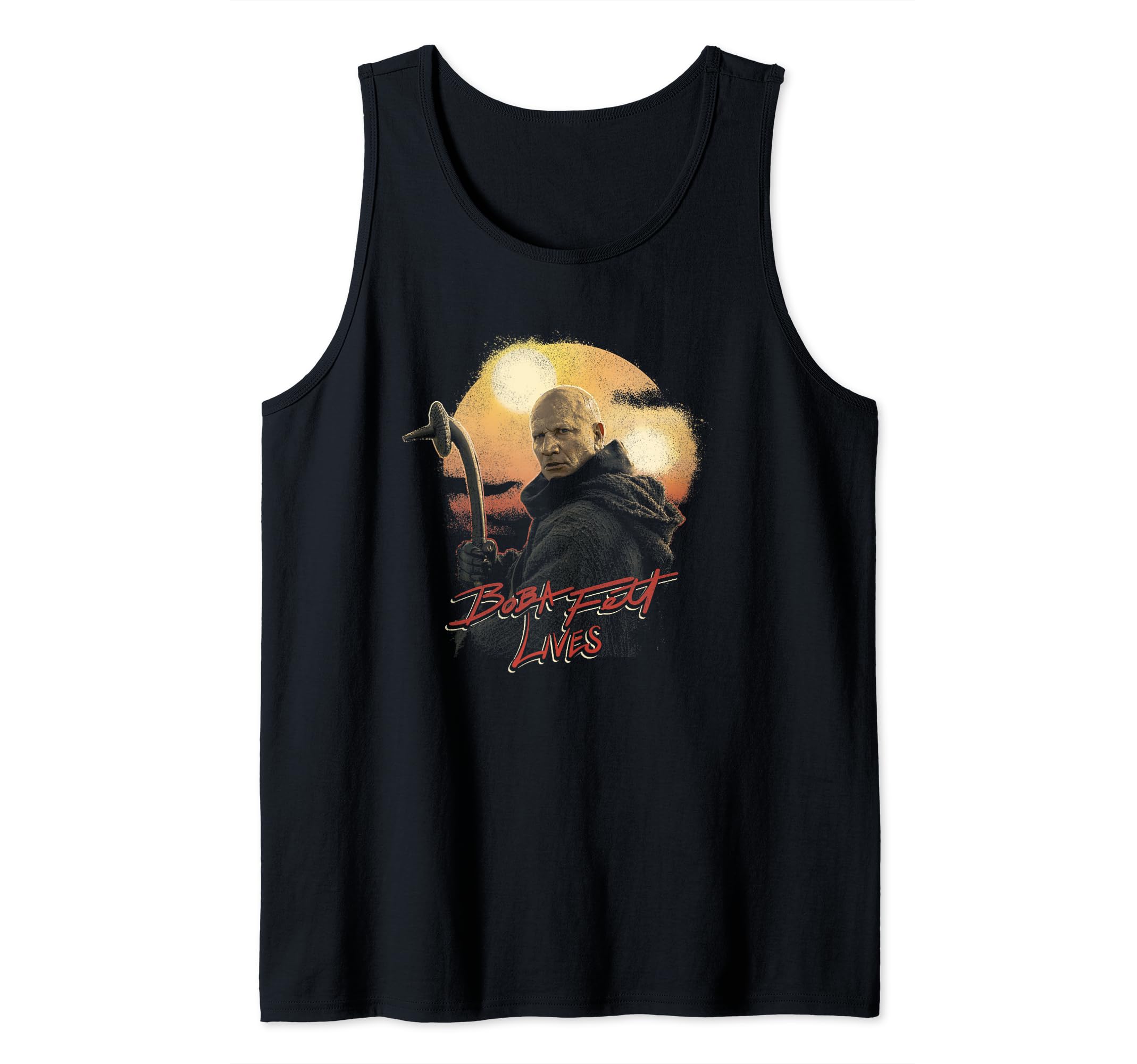 Star Wars: The Mandalorian Boba Fett Lives R14 Tank Top