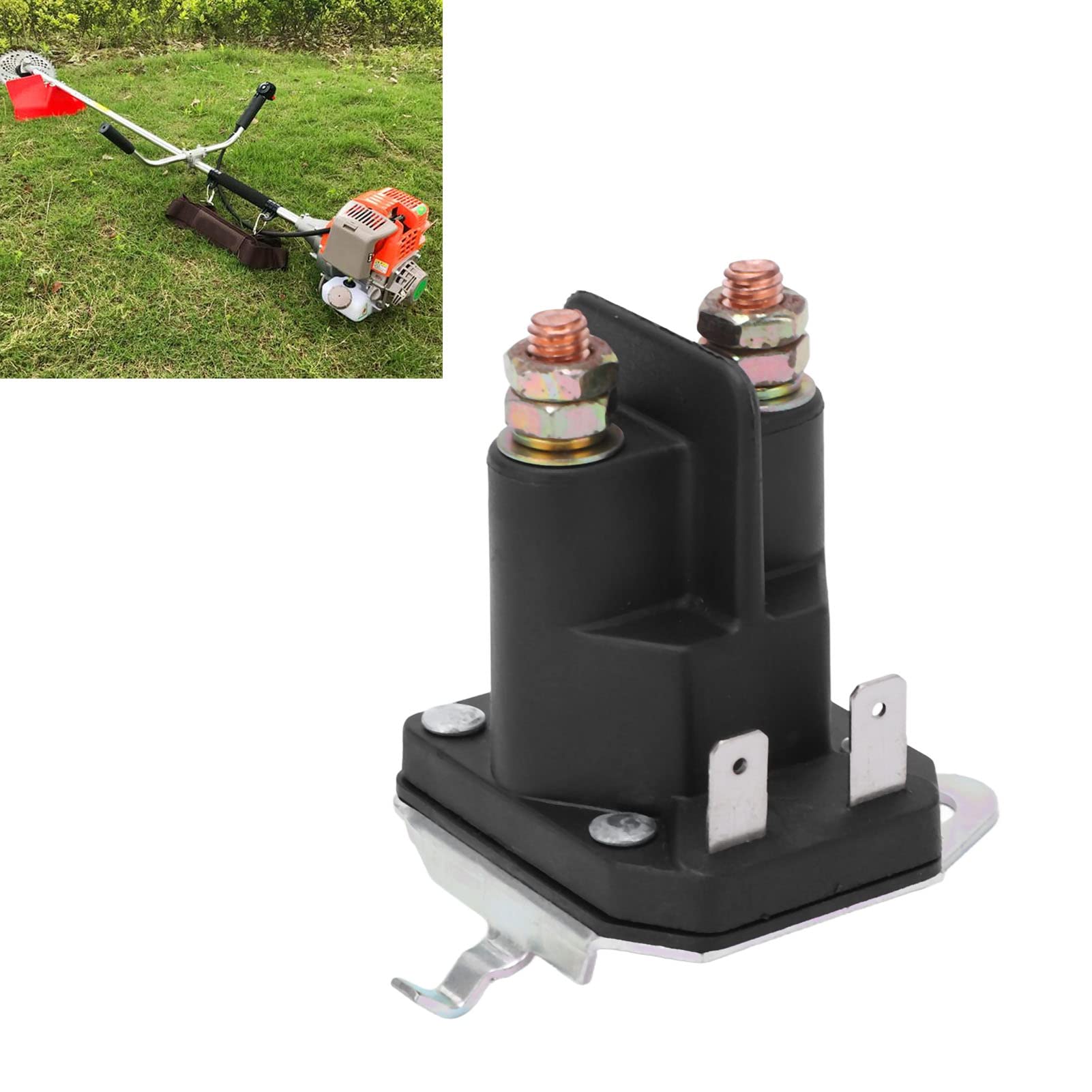 Starter Solenoid Relay, 12V Lawn Mower Replacement Parts Accessories for ATVs Snowmobiles