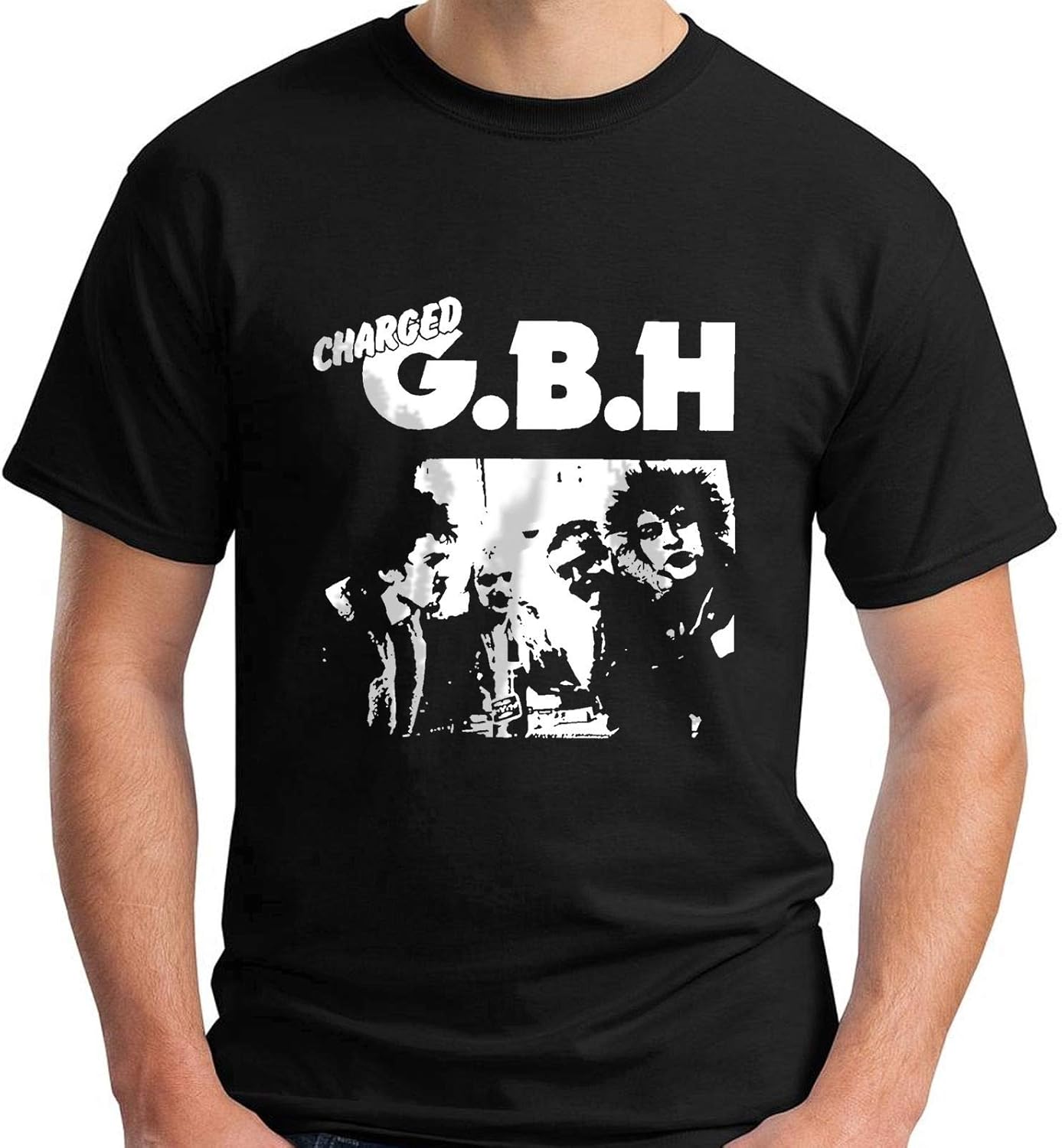 Charged GBH Album Street Punk Band Short Sleeve Black Men's TShirt
