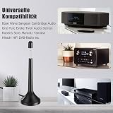 Ancable DAB Radio Aerial Indoor 3M FM Antenna for Hifi System Magnetic Base view 4
