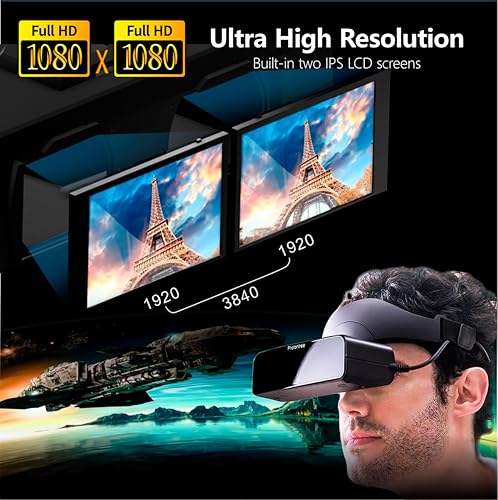 Photontree Pro Display, 2D 3D Glasses for Netflix Prime Video