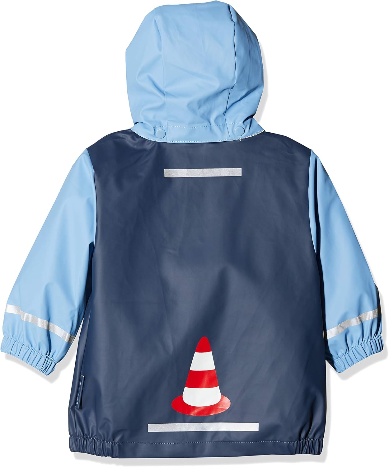 Playshoes Boy's Rain coat construction site 408548, 17 - Blue, 86 - Image 5