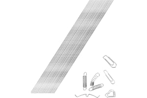 30 Pack 40.6cm/16in Stainless Steel Spring Wire Straight Full Hard,Dia 1mm/0.4” 304 Steel Stiff Wire Fishing Accessories (Dia
