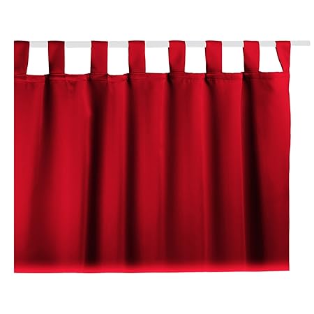Blackout Tab Top Curtain Blackout Curtain 135 X 245 Cm Curl Ribbon