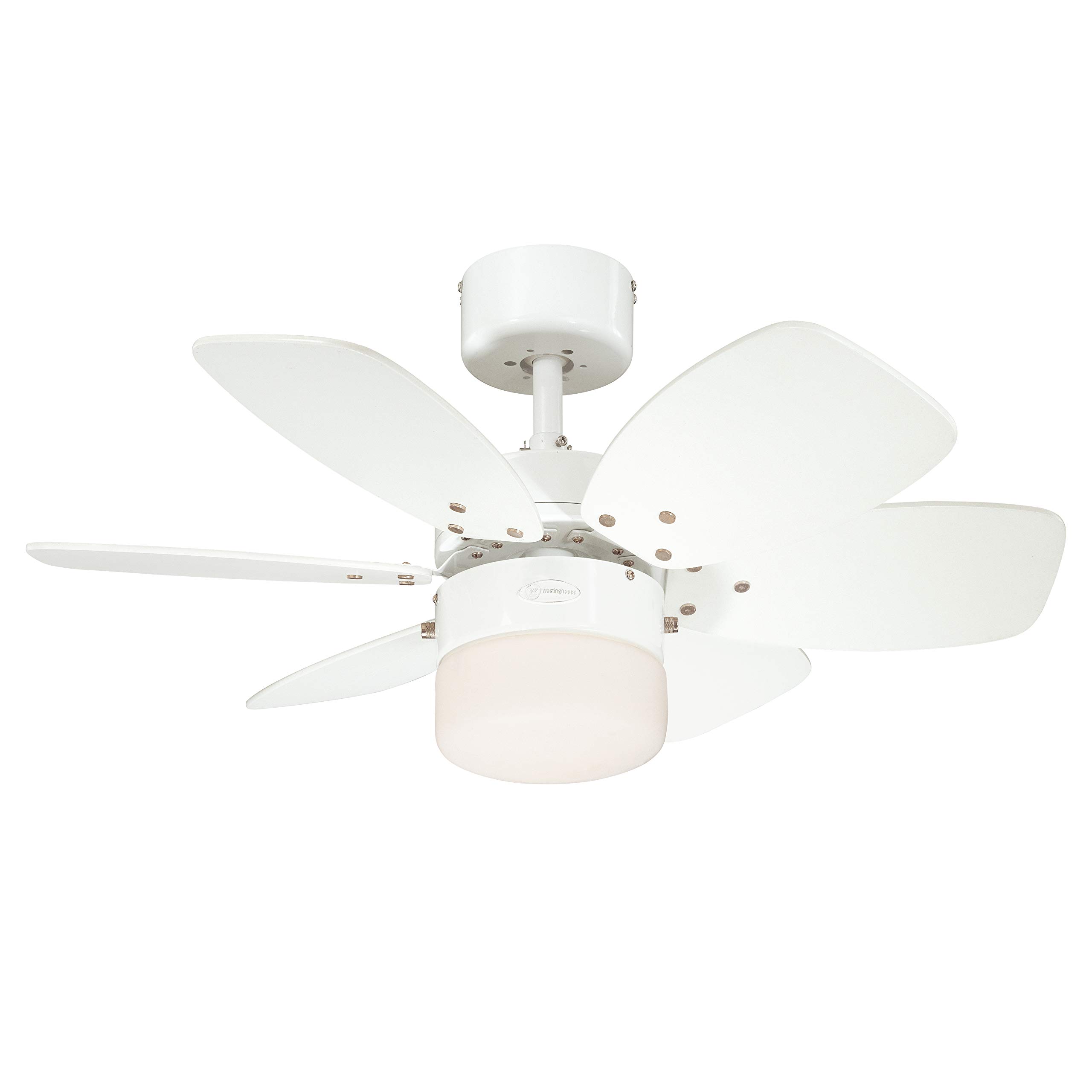 Westinghouse Lighting FLORA ROYALE Ceiling Fan, Steel, E27, 60 W, White finish, 7242440