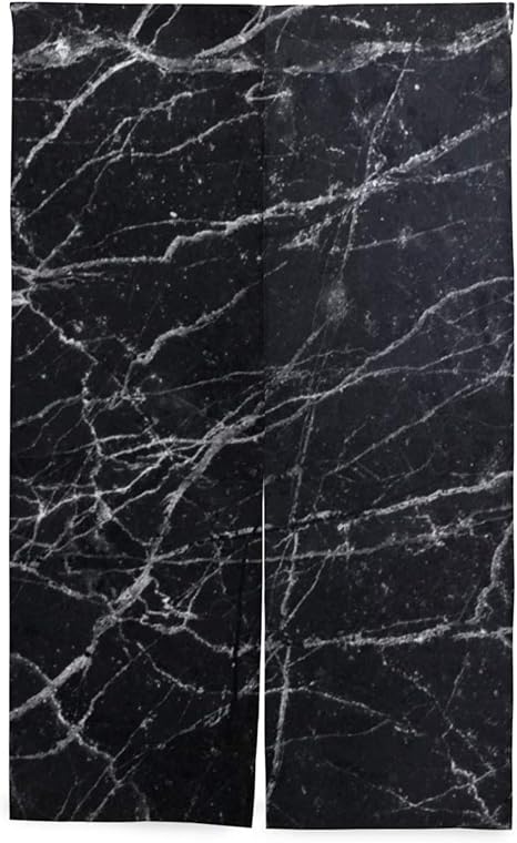 Amazon 玄関 防音 シンプル のれん 暖簾 黒大理石の豪華な装飾パターンテクスチャ 開運 断熱 北欧 暖簾 65x90cm のれん オンライン通販