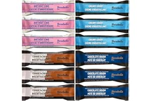 Barebells Protein Bars | 20g Protein per Bar, Low Sugar Snack | Perfect on The Go Snack & Breakfast Bar, No Added Sugar | 12 