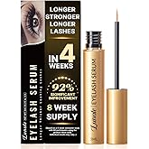 Eyelash Growth Serum with Advanced Formula: Rapid Eye Lash Enhancing Serum for Eyelash and Eyebrow Growth in 3-4 Weeks - Boost Longer Thicker and Fuller Lashes (3ML)