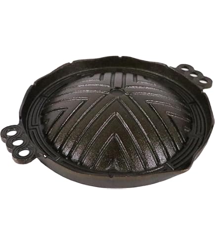 Amazon.com: Sanwa Seiki Seisakusho QGV2603 Iron Genghis Khan Pot