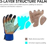 Vgo Gardening Gloves Touchscreen Thornproof Pig Leather Men Utility Work Gloves view 2