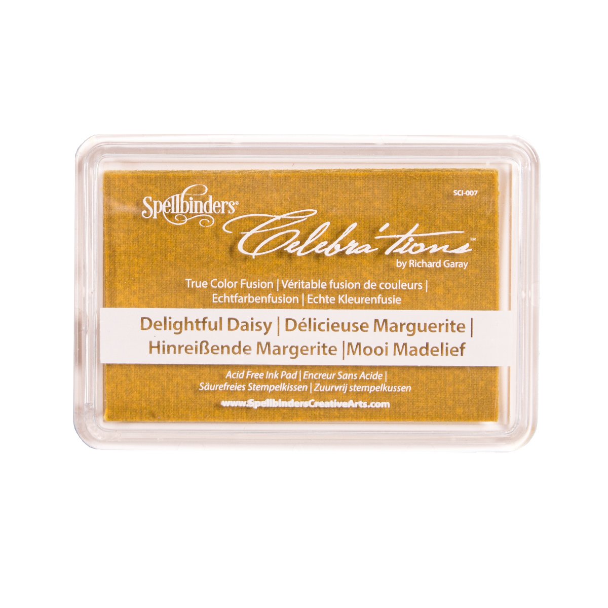 Richard Garay Celebrations "Delightful Daisy" Ink Pad, Plastic, Yellow
