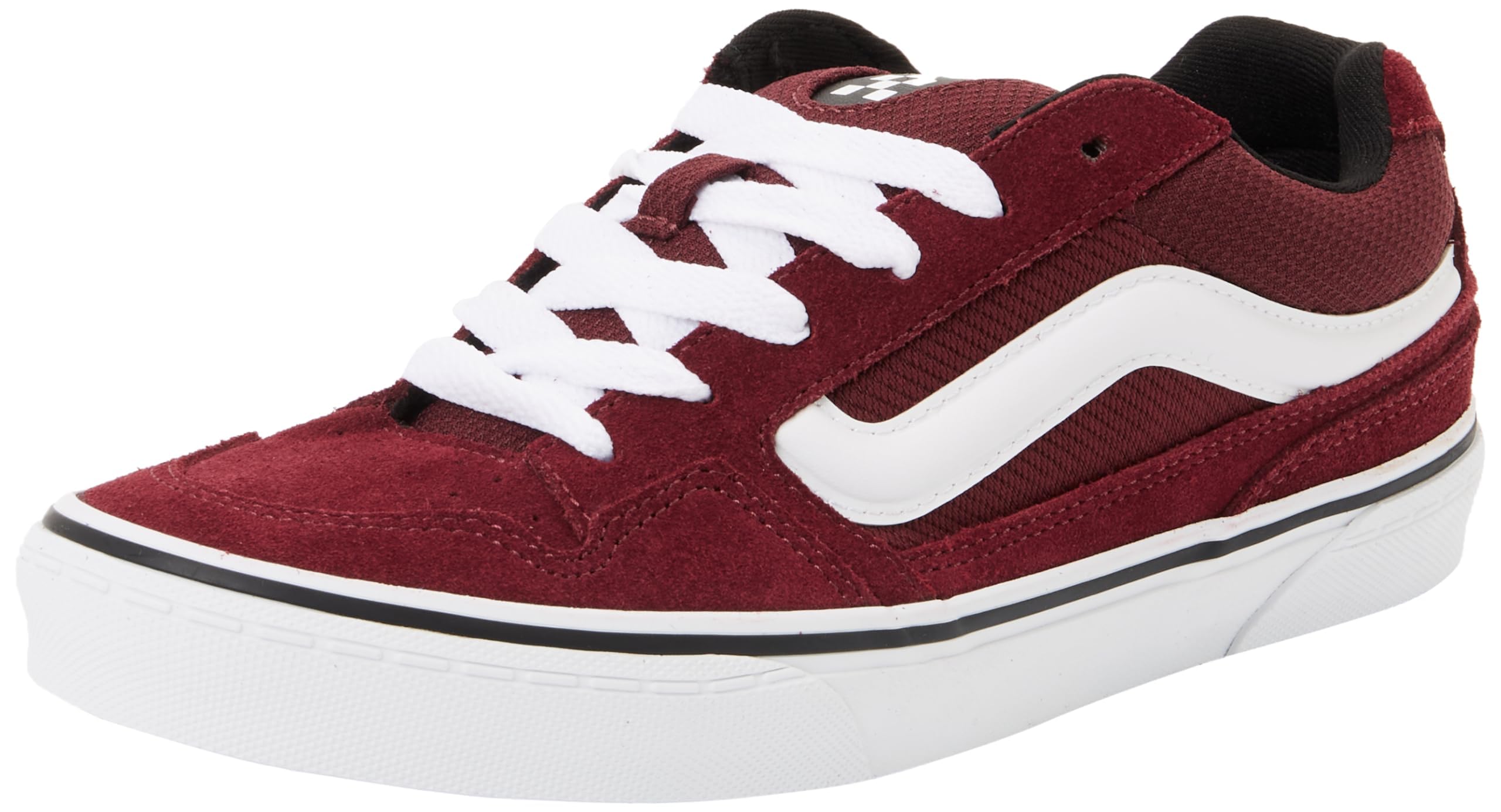 Vans Women's Caldrone Shoe | Chunky Low-Top Fashion Sneakers with Retro-Inspired Style, Suede/Mesh Port Royale, 8.5 Image