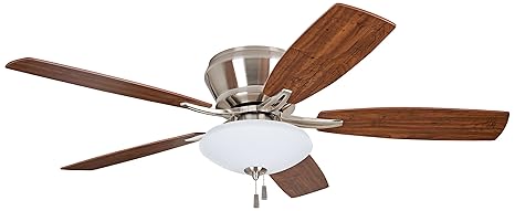 Craftmade Flush Mount Ceiling Fan With Light Atm52bnk5c Atmos