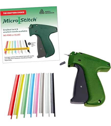 Stitch Gun, Tagging Gun For Clothing, Stitch Gun For Clothes, Micro Stitchy Quick Clothing Fixer With 2000 Micro Fasteners Black & White, 2 Replacement Needle, 1 Bag, Mini Stitch Gun (Stitch Gun - View #12
