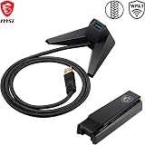MSI AX1800 WiFi 6 USB Adapter PC Laptop Windows 11 10 view 4