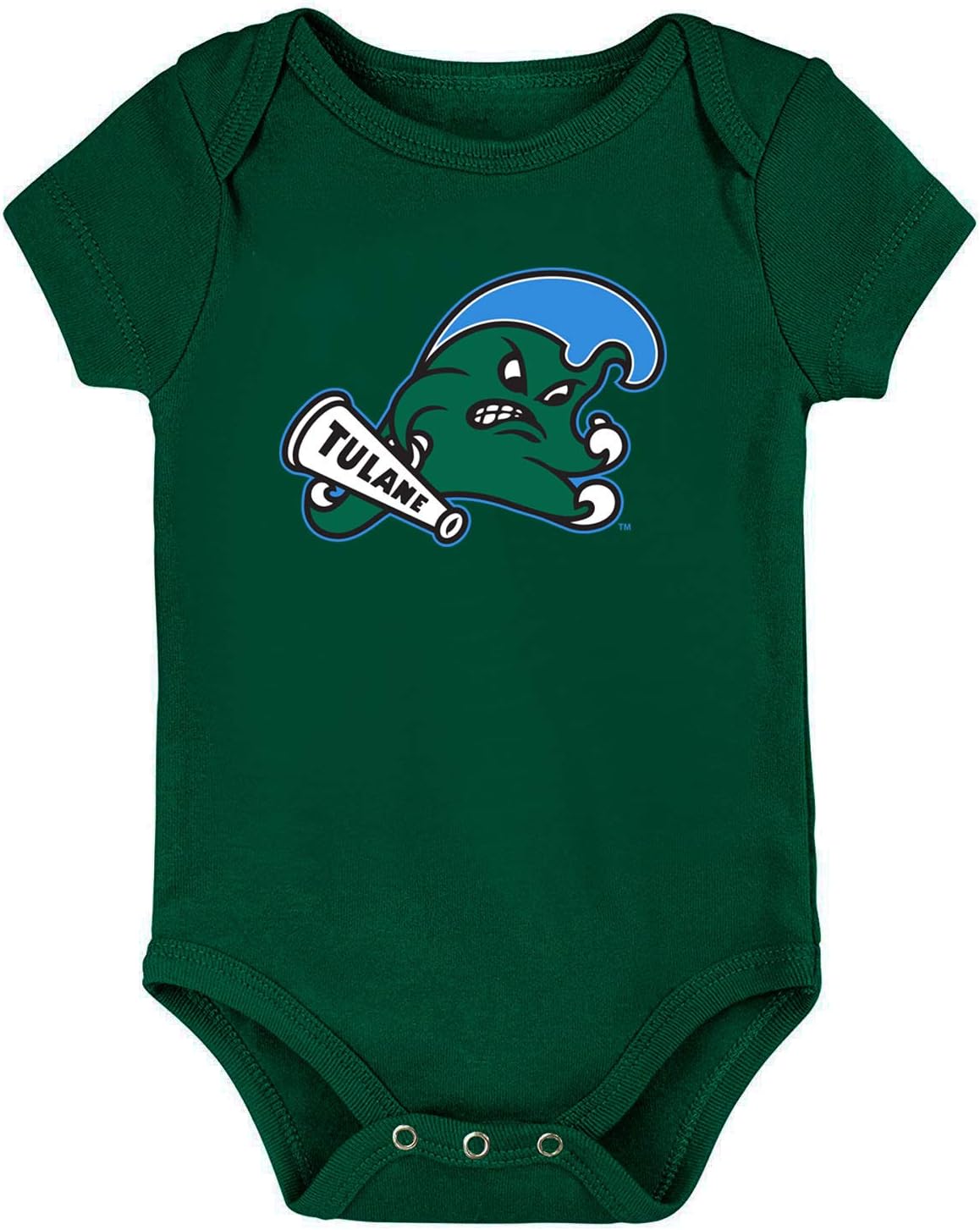 green newborn onesie
