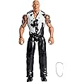 Mattel WWE The Rock Action Figure, Main Event Series #156, 6-inch Collectible Superstar with 14 Articulation Points & Life-Like Look