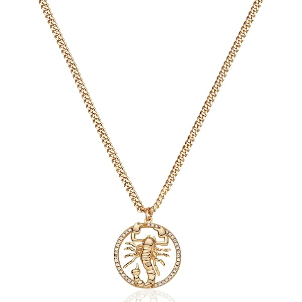 Evil Eye Necklace 14K Gold Plated - Blue Eye Pendant, 17.7+2" Chain, Cubic Zirconia, Lucky Jewelry Gift - View #2
