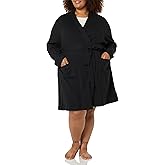 Amazon Essentials Women's Lightweight Waffle Mid-Length Robe (Available in Plus Size)