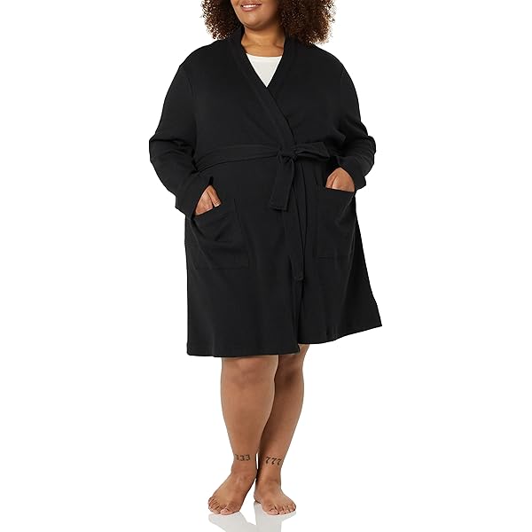 EMPORIO ARMANI Women's Short Dressing Gown Nightdress, black, Small at  Amazon Women's Clothing store