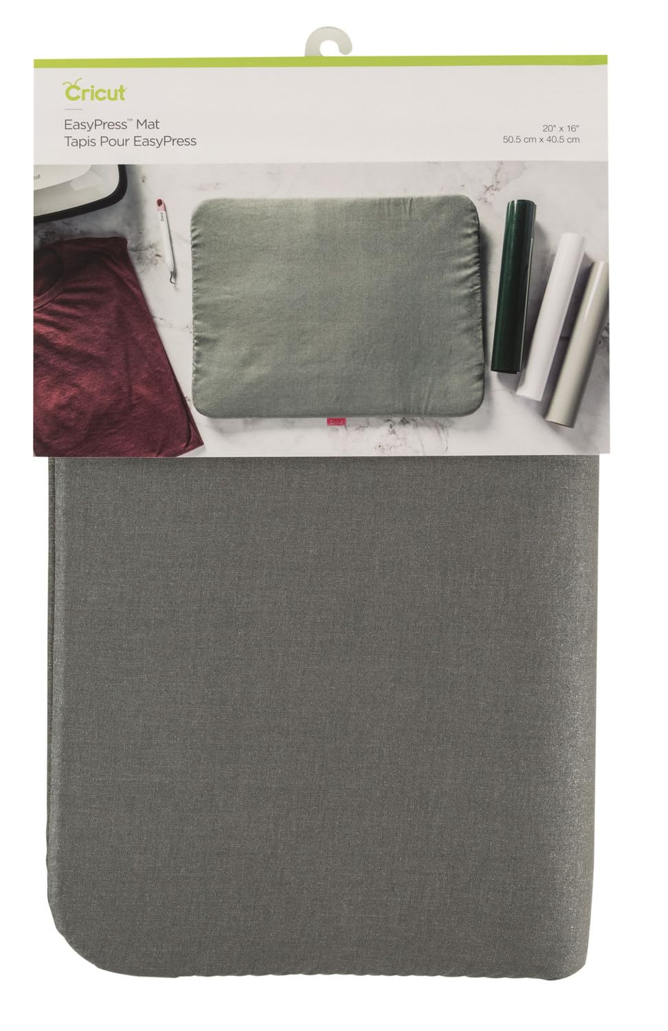 Cricut PC2006996 EasyPress Mat, 50.8 cm x 40.6 cm (20" x 16"), Grey, 16" x 20"