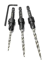 FTG USA Adjustable Wood Countersink Drill Bit Set