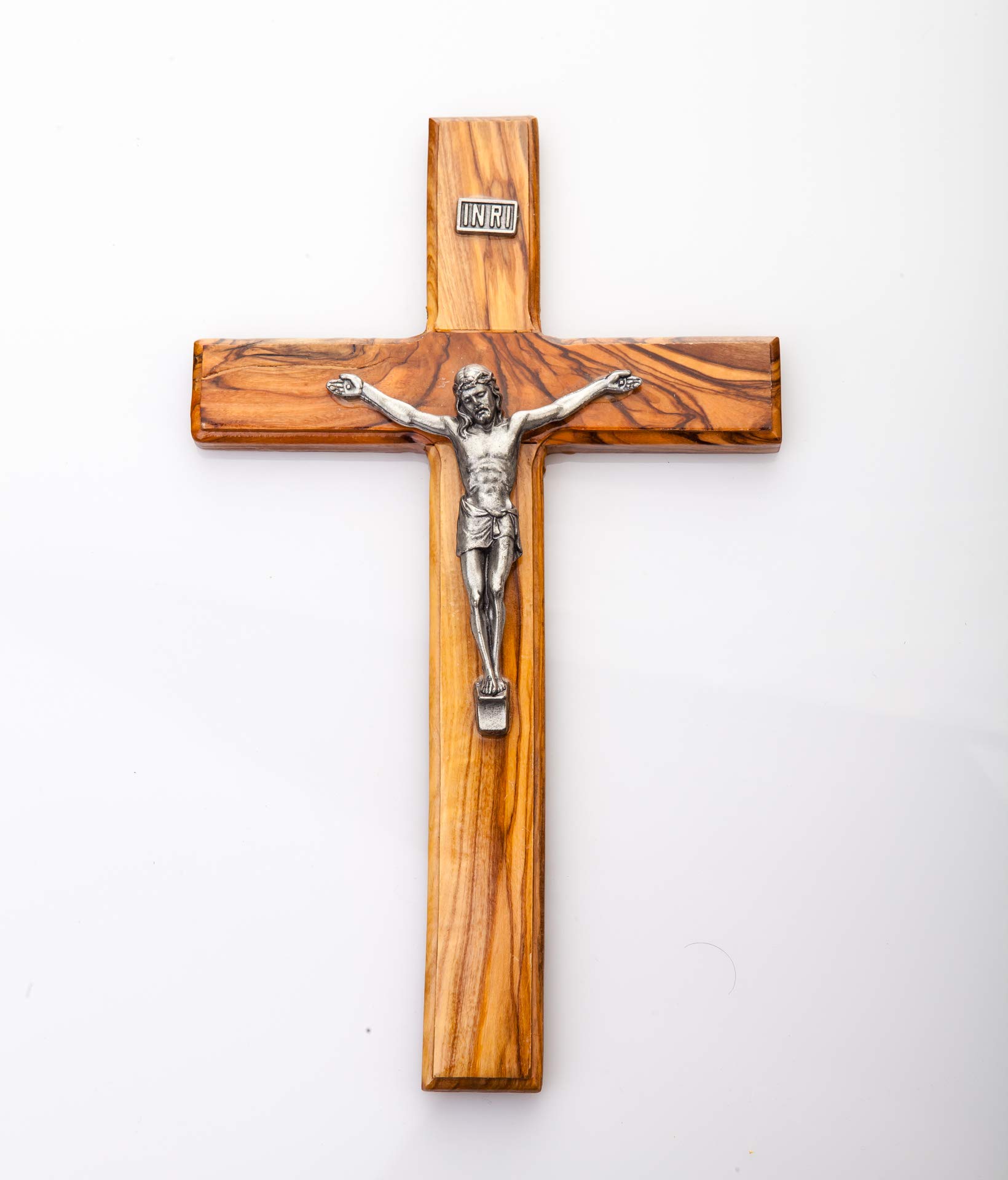 Jerusalem Crucifix Olive Wood, 20.3 cm