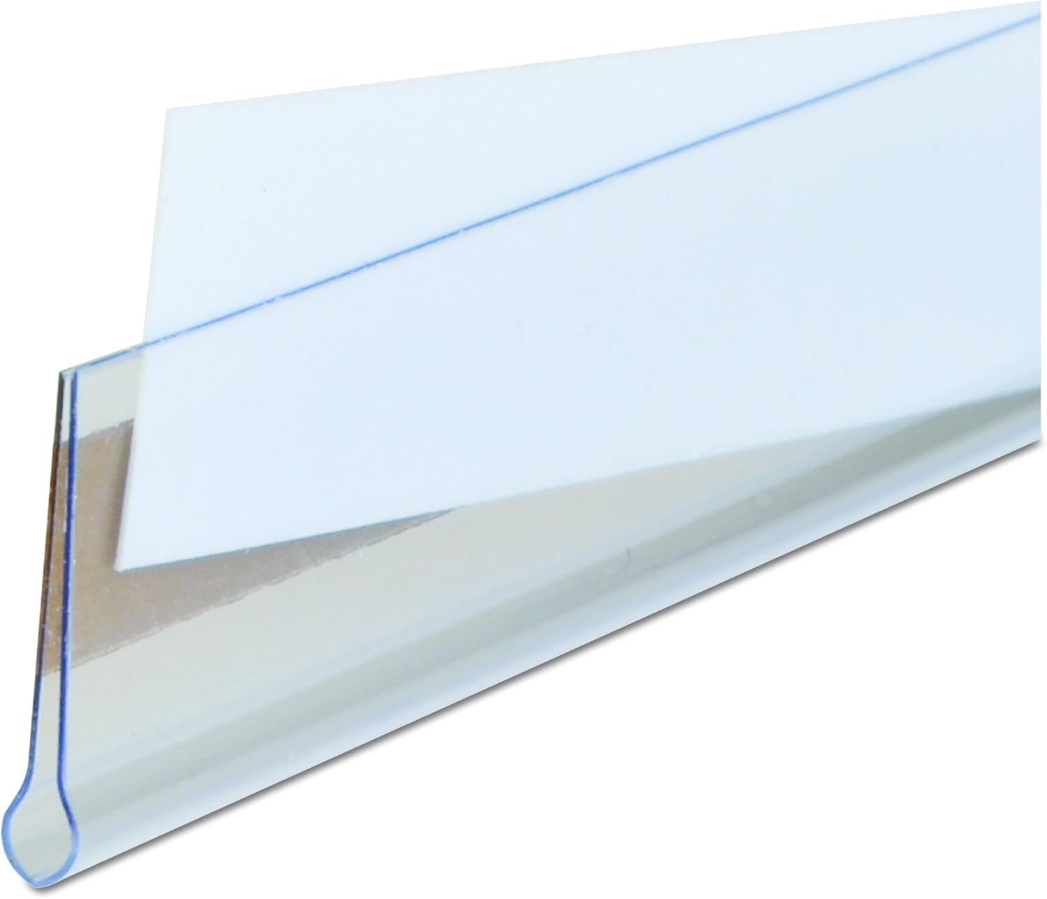 C-Line Self-Adhesive Label Holders, Top Load, 1/2" x 3", Clear, Pack of 50 (87607) : Removable Shelf Labels : Office Products