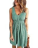 BTFBM Women Sleeveless Summer Dress 2025 Crewneck