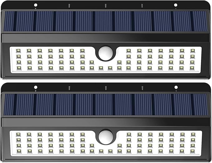 2 iluminacion 62 led solares jardin