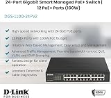 D-Link DGS-1100-24PV2 24-Port PoE Smart Managed Switch 12 PoE 100W view 2