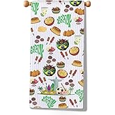 JXGZSO Brazilian Food Tea Towel Brazilian Kitchen Towel Brazilian Souvenir Gift Brazilian Trip Lover Gift Housewarming Gift (Brazilian Towel)