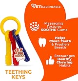Nylabone Gentle Puppy Teething Keys Bacon Extra Small up to 7 kg view 4