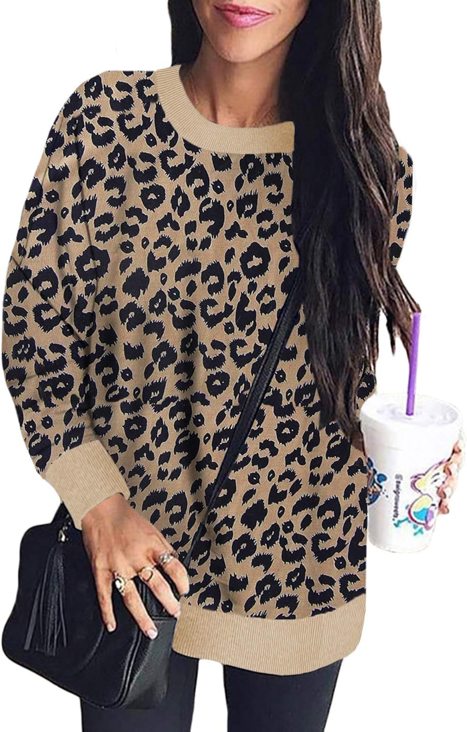 Sweatshirts Actloe Women Camo Printed 