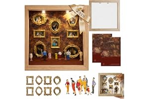Mini Museum of Us,DIY Mini Museum Silhouette Box,Life in Box Frame Travel,Personalized of Us Frame,Shadow with Miniature Figu